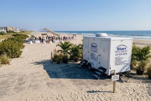 South Jersey Restroom Trailer Rentals for Outdoor Weddings